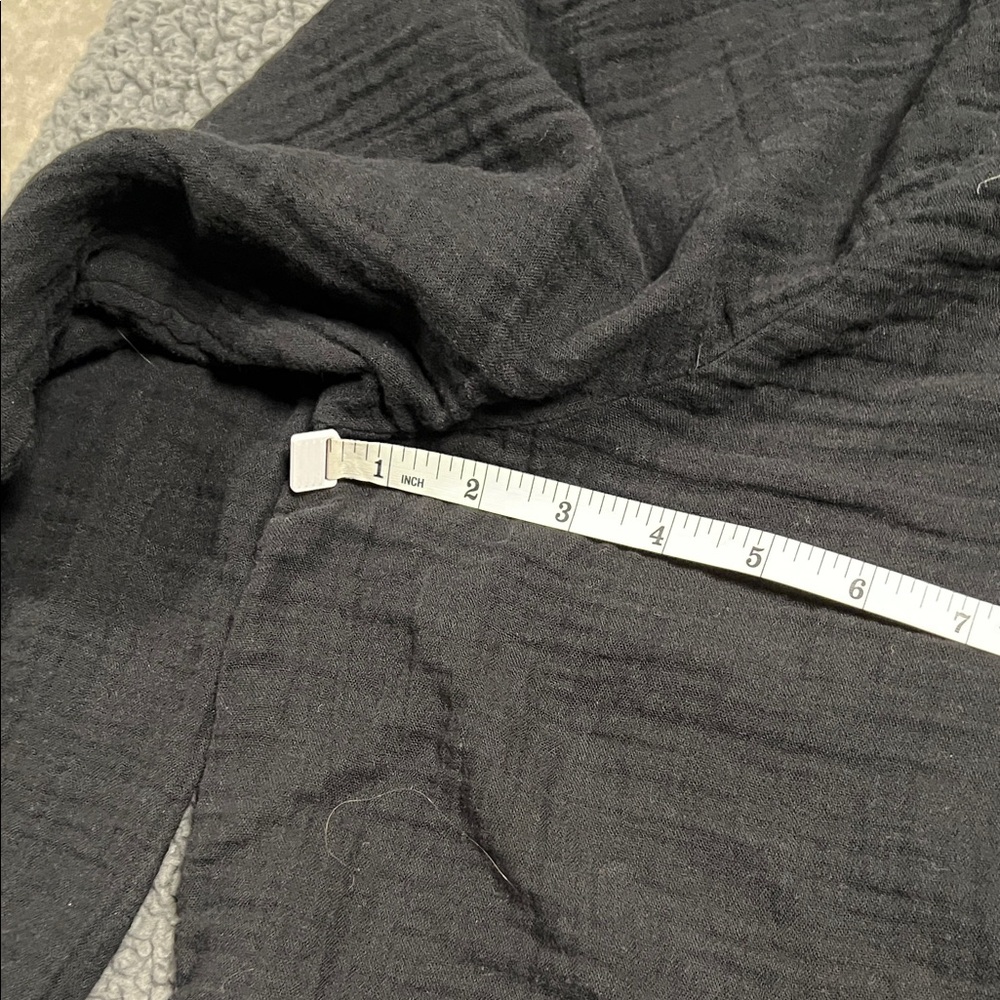 Old Navy Black Women's Peasant Balloon Sleeve Cotton Gauze Blouse XL tall - Picture 8 of 10